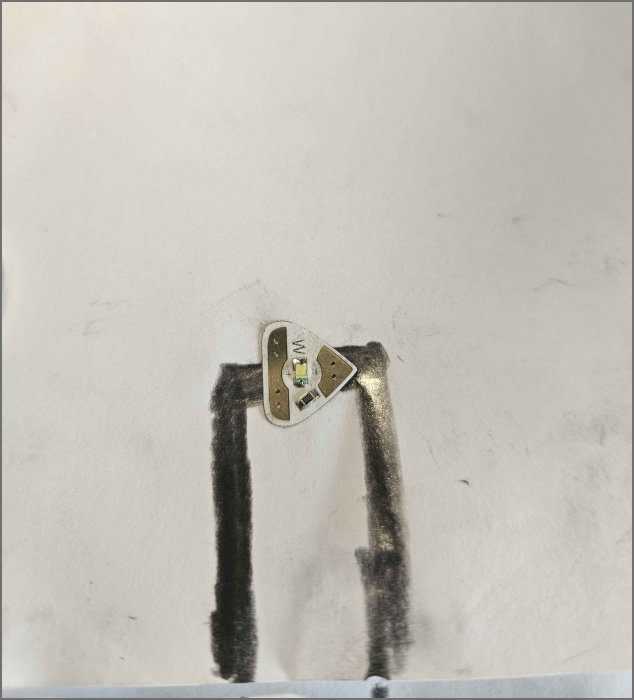 another graphite circuit, this time being a switch.