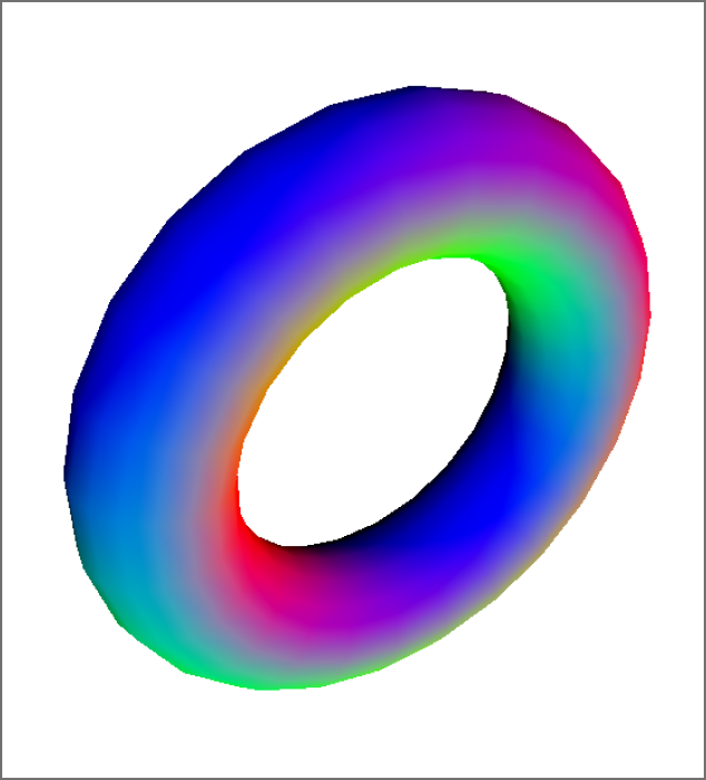 first time playing around with the sketch example