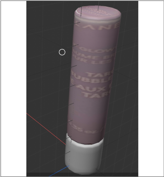 lipstick with an attempt to render the image