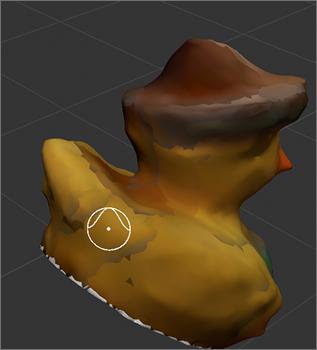 cinema4d render of the duck