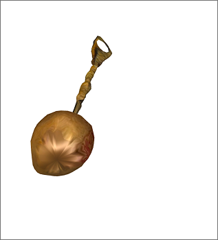 bottom view of lucky ball charm